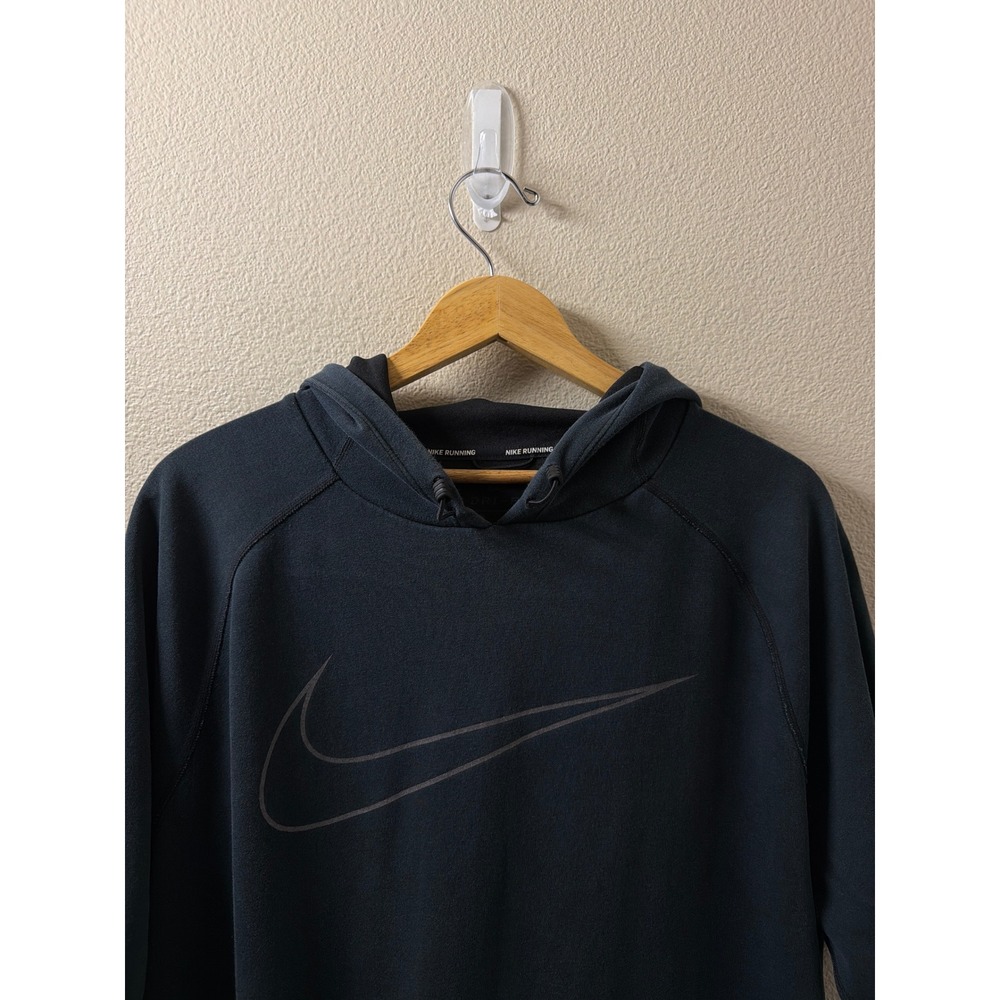 Men's Nike Drifit Running Hooded Shirt Size Large - Picture 2 of 4